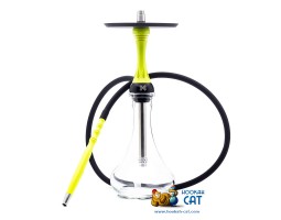 Кальян Alpha Hookah Model X Yellow Fluor (Желтый) Кальян Alpha Hookah Model X Yellow Fluor (Желтый)